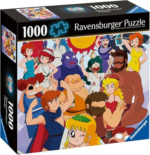 Ravensburger - Puzzle 1000 Pezzi | Pollon 80s | Puzzle Adulti | Regalo Anniversario per Lui | Puzle Manga per Adulti e Bambini +14 anni | Regalo Festa del Papà