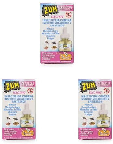 ZUM RECAMBIO PARA INSECTICIDA ELÉCTRICO T-1002 (Paquete de 3)