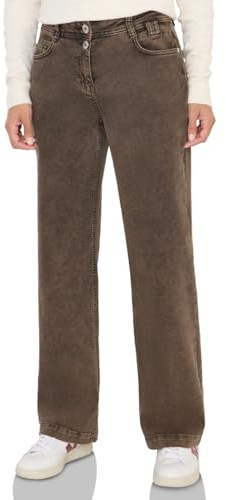Cecil 3817340 Jean à Jambes Larges, Chocolate Mousse, 36W / 30L Femmes