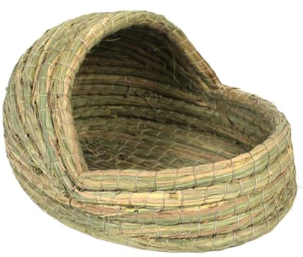 Generisch Cama de Chinchilla | Lugar Privado de Paja | Casa de Conejo - para gallinas Animales pequeños Pájaros Jaula Establo Granja Cría y Dormir