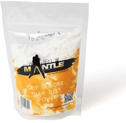 Mantle - 25 gr. hochwertiges Kletterchalk für besseren Grip | Magnesiumcarbonat Chalk Powder für trockenere Hände beim Klettern, Bouldern & Fitness