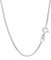 NKlaus 38cm Schlangenkette 925 Silber elegante Halskette filigrante Breite 0,9mm Collier 2,6g schwer 2474