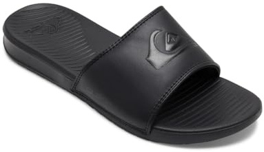 Quiksilver Sandalia Bright Coast para hombre, negro (Solid Black), 44 EU