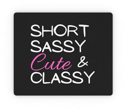Novelty Short Sassy Cute and Classy Saying Tee Shirt Gift | Funny Small Introvert Beings Gag Men Women T Shirt Rectangular Mouse Pad 9.3″ x 7.8 / Rectangle