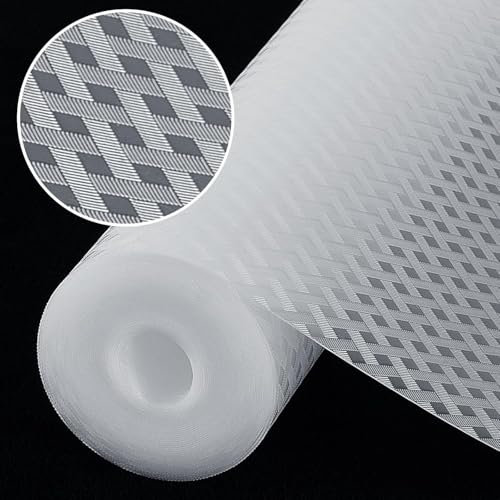 SHSHbuy Protector Cajones Cocina, Estera del Refrigerador,EVA Antideslizante Forro de Cajón, para Cajones, Alfombrilla para Cajón, para Gabinetes Cocina,Zapatero,Frigorífico, Estantería (30cmx300cm)
