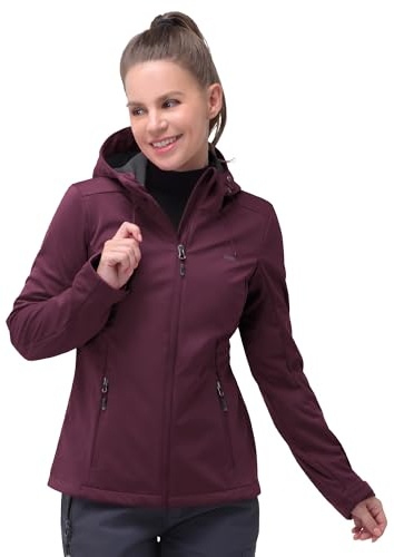 33,000ft Women's Lightweight Softshell Jacket Waterproof Hooded Jacket