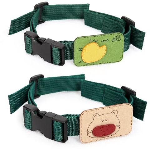 C-ZOFEK Backpack Chest Strap Adjustable Sternum Strap With Cute Badge Applique 2PCS, Multicolor (Color2)