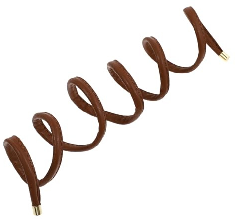 Veemoon 1 Pieza Lazo para Cabello Ajustable de PU Cuero con Alambre Flexible Accesorio para Mujeres para y Ocasiones Especiales