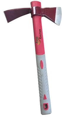 Hacha alcotana de 300 grs. con Mango de Fibra Ovalado Herramienta de poda Ligera y eliminacion de rebrotes. Tipo VIZCAINA