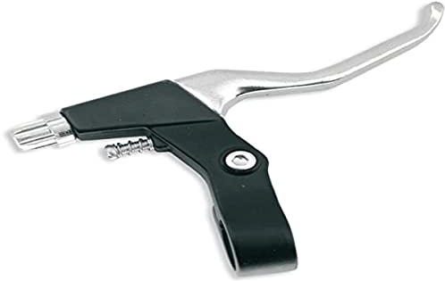V Bike Juego de freno de palanca en V de aluminio plateado y negro para bicicleta