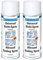 WEICON Universal Dicht-Spray 400 ml 2er Set | Dichtmittel für den Innen- und Außenbereich | Sprühkunststoff | wasserfest | grau