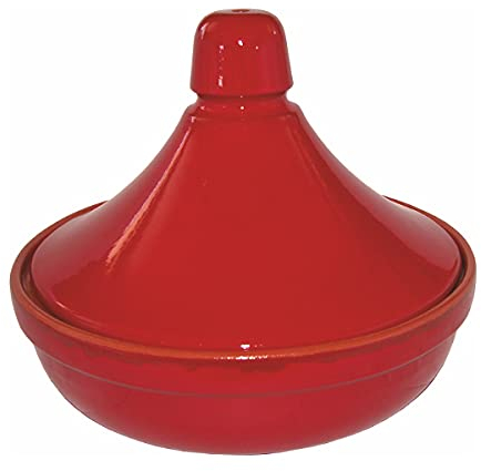 Colì Maioliche e Terrecotte dal 1650 Tajine Rossana in Terracotta, Rosso 26x26x20 cm