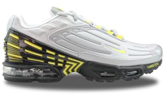 Nike Air Max Plus III Metallic Silver Black Yellow - 45 1/2