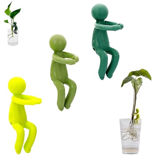 ARROMI 4 Pièces Tuteur Plante Interieur, Tuteur Plante, Tuteur Monstera, Ami De Plante Humanoïde, pour Plantes Debout Ou Jardins D'intérieur, Un Cadeau Conçu pour Les Amateurs De Plantes