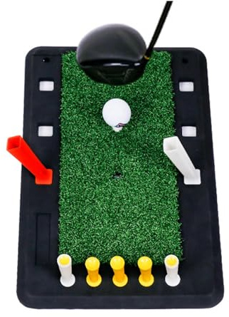 Stuoia di altalena per pratica di golf, tappetino da allenamento da golf, tappetino per tritare con supporto in gomma, supporto per l'allenamento di golf per allenamento al chiuso ed exteri