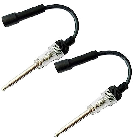 SOLUSTRE 2stücke Teiliges Inline Zündkerzen Tester Mit Zwei Löchern Zur Diagnostik Von Zündspulen Und Motorkomponenten Robustes Prüfgerät Zur Schnellen Fehleranalyse Im Auto-zündsystem