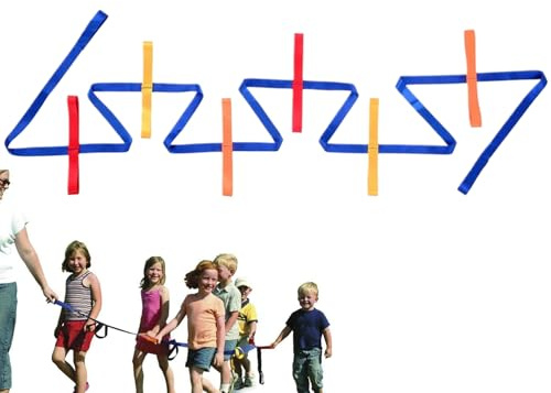 Corda da passeggio rinforzata, corda di sicurezza prescolare con 12 comode maniglie, supporti per anelli stabili per bambini, ideale per scuola, asilo, giochi all'aperto, attività al e