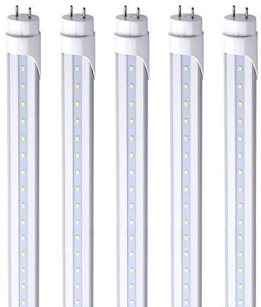 T8 4 Foot LED Shop Light, 22W LED Light Tube, Bi Pin G13 Base, Cold White 6000K,4FT LED Tube Light, Replacement for 4Ft Fluorescent Light (50Pack),Ship from USA