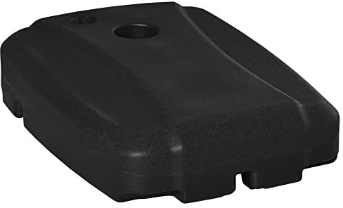 Outsunny Parasol Base, Water and Sand Filled, Up to 100kg, Portable Umbrella Stand Weights for Cantilever Banana Parasol with Wheels, Black