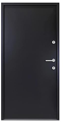 vidaXL Porta Ingresso Antracite 90x200 cm in Alluminio