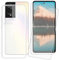 IJTYHF 2 Pack Cover per TCL 40 NXTpaper (6.78 Pollici) Custodia Silicone Trasparente TPU Phone Case Bumper Shell Skin + Vetro Temperato Protezioni scherm