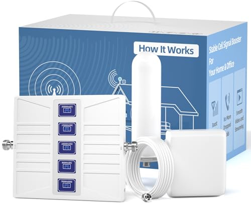 Amplificador de Señal para Móviles 4G LTE 3G gsm, Bandas 1/3/7/8/20, para Uso Doméstico y Oficina