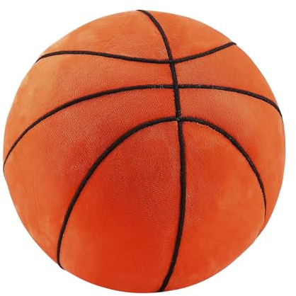 JIAHG Cojín de baloncesto de peluche, cojín suave de 22 cm, decoración deportiva para niños, regalo