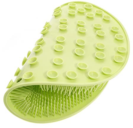 Homoyoyo Brosse de Massage des Pieds en Tpr Tapis de Bain à Ventouse Nettoyeur Exfoliant Multifonctionnel Améliore la Circulation Sanguine pour Tout Âge