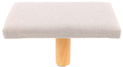 Kisangel Sgabello Portatile in Legno Con Cuscino Sedilper Meditazione e Yoga Sgabello Imbottito Design Elegante Singola Gamba Adatto Vari Usi Per Utenti Di Diverse Altezze