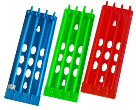 FRCOLOR 3pcs Pigeon Leg Ring Holder Rack with Hanging Stand, Bird Foot Rings Storage Frame for Racing Pigeons and Chicks