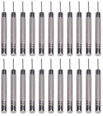 TOVINANNA Kit 24 Pièces pour Retirer et Remplacer Les Bracelets de Montre en Acier Argenté, Outil Pratique pour Réparation de Montre Aiguilles et Arbre de Liaison