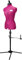 DEUBL SCHNEIDERPUPPEN Damen verstellbar CELINE MULTI (Gr.M/42-50) 8-teilig komplett einstellbar, 3-Bein Standfuss, Schneiderbüste mit 12 Verstellrädchen, Rockabrunder, Rückenlängenverstellung