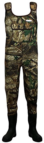 Dirt Boots CAMO NEOPRENE CHEST WADERS 100% WATERPROOF COARSE FISHING MUCK WADER (Size 9 (43))