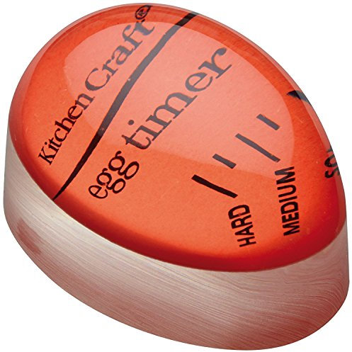 KitchenCraft Boiled Egg Timer with Colour Changing Heat Sensitive Design