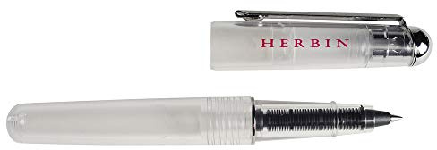 Jacques Herbin 21500T - A rollerball pen with cartridge - Transparent - Medium nib - 0,7 mm - Writing - Drawing - Creative Tools - Calligraphy - Lettering