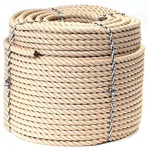 Everlasto 8mm Synthetic Polyhemp/Hempex Decking Rope - Various Lengths (8MM x 50M)