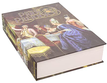 Secret Book Safe Box with Lock - Cash Box Hidden in Dictionary Book - Anti Theft Safe Money Cabinet - Storage Box