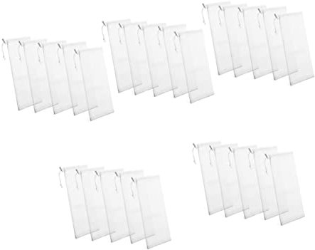 YARNOW Polyester-Socken 25 Stück Socke Socken Aufbewahrung Futterbeutel Sofortsäcke Hängend Polyester Zugvögel Vogelsack Wildfutter Finkenfütterung Wildes Vogelfutter