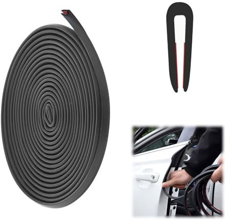 4m Kantenschutz Gummi U-Profil, Kantenschutz für Bleche 1.6mm, Kantenschutz Selbstklebend U-Form, Fassungsprofil Kantenschutz, Kantenschutz Gummidichtung Blech für Blech, Autotüren, Luke, Tischecken