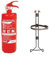 Pulver-Feuerlöscher, 2 kg, für Auto, Boot, Haus, inklusive Halterung