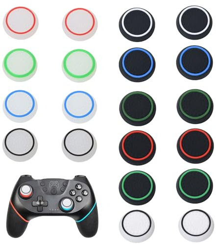 20 Stück Ps5 Controller Stick Aufsätze,Ps5 Controller Sticks,Ps5 Stick Aufsätze,Ps5 Controller Zubehör,Controller Grip,Xbox Controller Zubehör,Kompatibel Mit Silikon-Joystick,Für Xbox Series