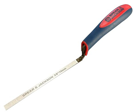 Spear & Jackson TUCK38SF Cazzuola per Fughe 3/8 (10 mm) - Lama in Acciaio al Carbonio con Manico Morbido per Giunti di Malta, Riparazione e Restauro