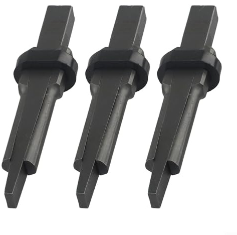 Juego de 3 cuñas de división de roca concreta de metal de 23 mm para romper materiales de piedra y mampostería con acción confiable del martillo