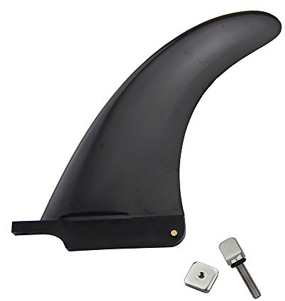 UP100 6.5, 7.5, 8, 9, 9.5, 10 Pouces Longboard et Sup Single Fin - Centre Fin pour Planches de Surf et Planches de pagaie avec vis de Smart