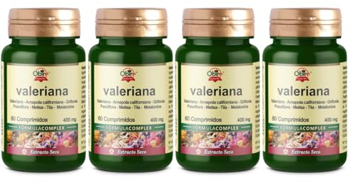 OBIRE VALERIANA + MELISSA complex 240 capsule (4 confezioni da 60 capsule) - Combatte insonnia e disturbi del sonno