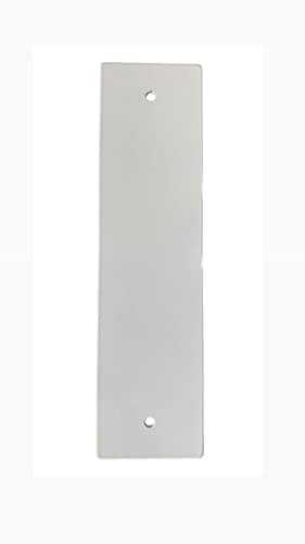 Placca cieca interasse fori 165 mm copri foro avvolgibile motore tapparella (Bianco)