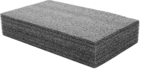 Almohadilla de Fieltro de Aguja, Tapete de Esponja de Espuma de Alta Densidad, Base de Fieltro Negra de Doble Cara, Tapete de Fieltro de Aguja con Base de Fieltro para