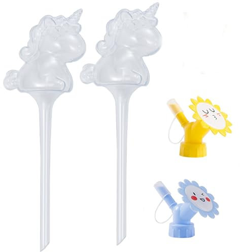 Sfere per Irrigazione,RoadLoo 2 Pezzi Irrigazione Globo Acqua Automatico Irrigazione Automatica Globi per Irrigazione Automatica di Piante Sistema per Piante da Interno ed Esterno