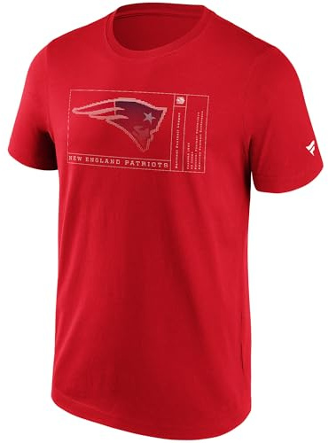 NFL New England Patriots T-Shirt Angle Facade rot L