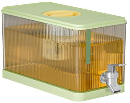 Distributore di bevande per frigorifero - Dispositivo di raffreddamento per bevande in caraffa da frigorifero da 4,5 litri | Contenitore per l'acqua del frigorifero con coperchio